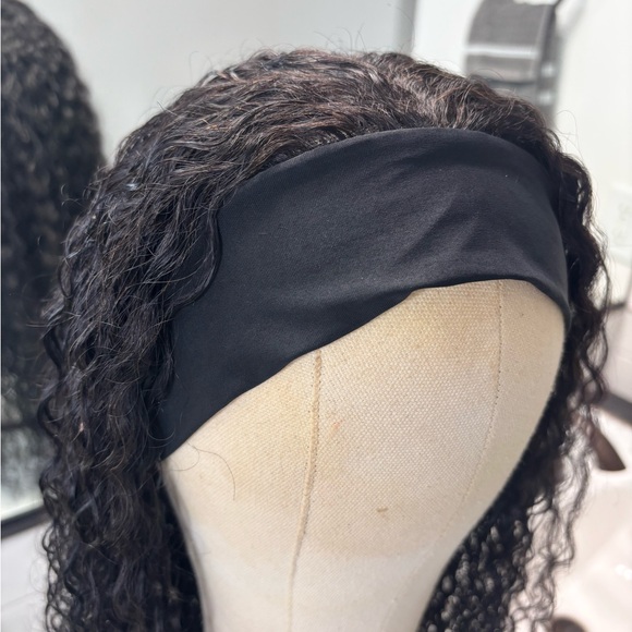 100% Human Hair deep wave Headband Wig glueless 23” - Picture 7 of 16